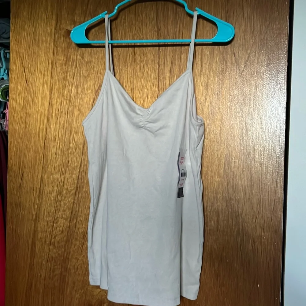 Tan Ribbed Cami - Picture 1 of 3